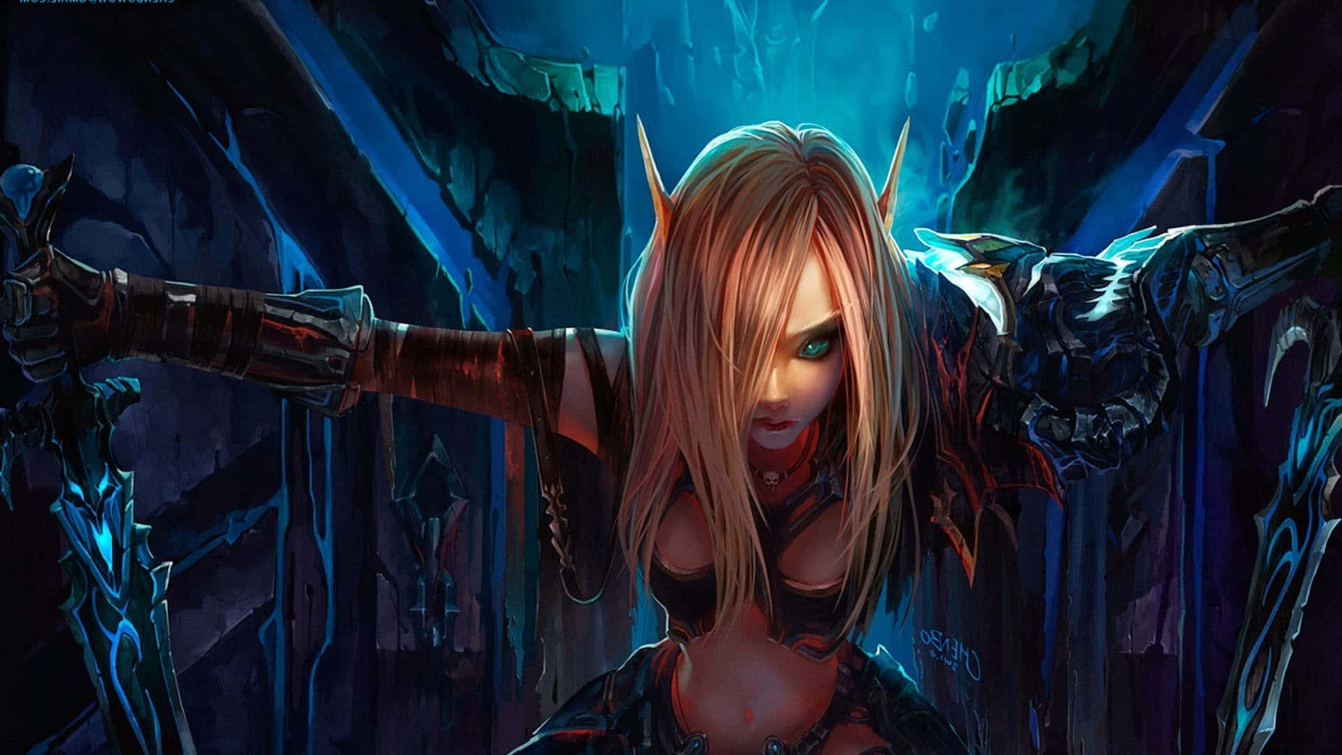 Episkaäventyr Väntar I World Of Warcraft. Wallpaper