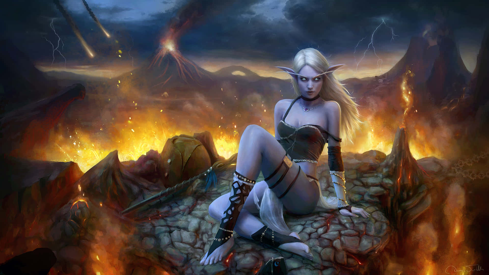 Bliv en del af World of Warcrafts eventyr Wallpaper