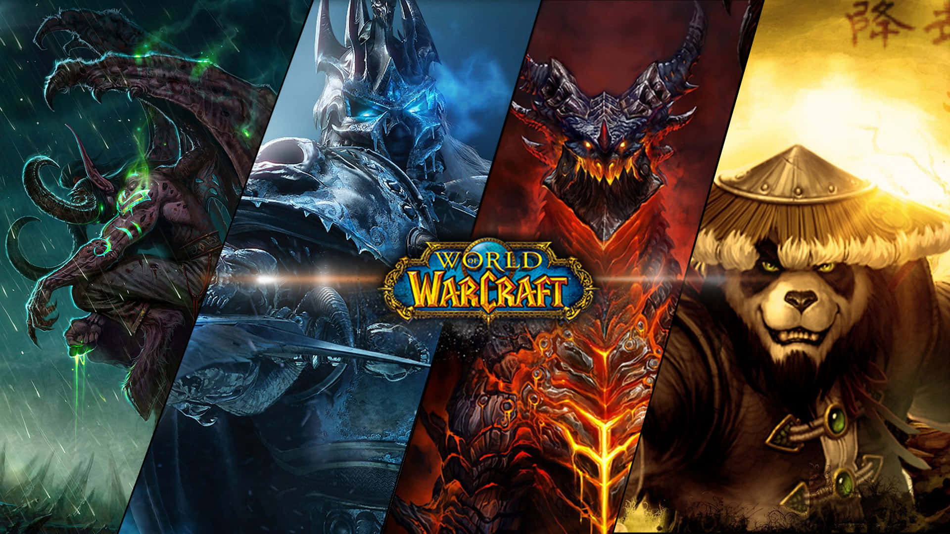Dykaner I Äventyret Med World Of Warcraft. Wallpaper