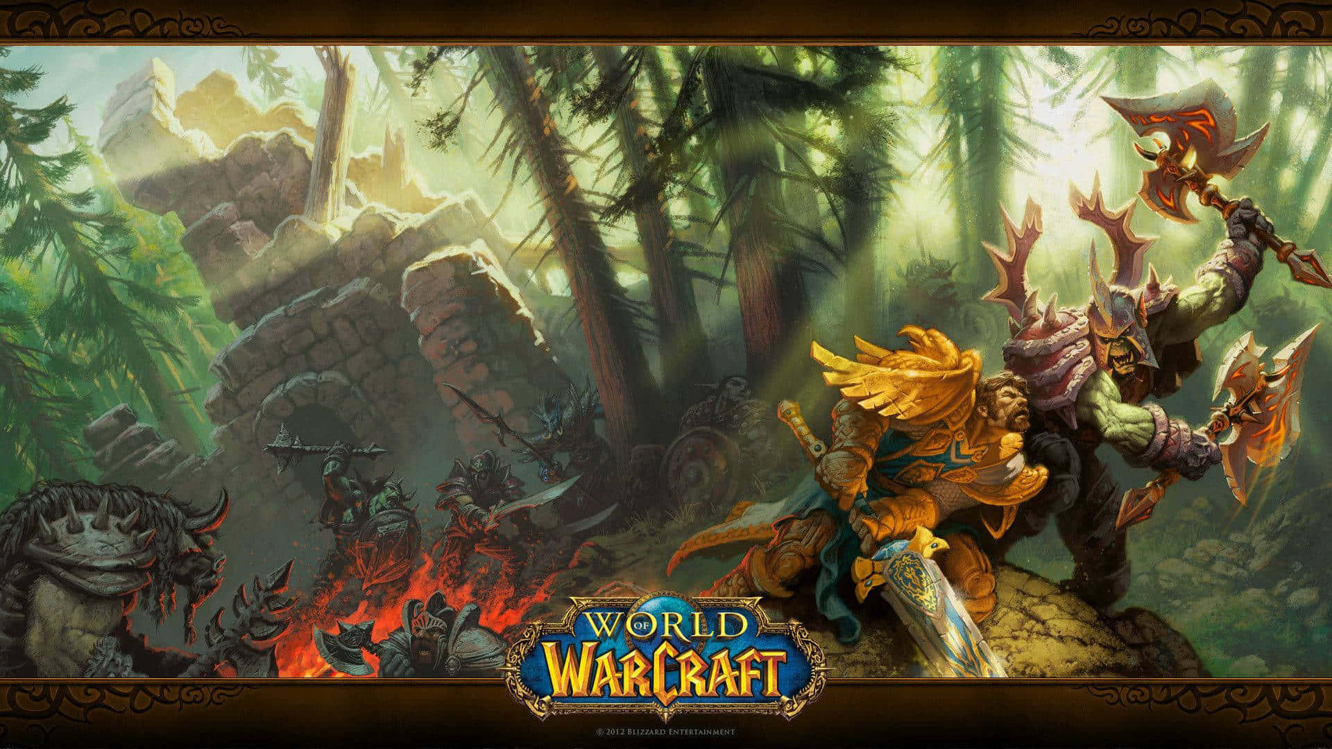 Spielensie World Of Warcraft In Atemberaubendem Hd Wallpaper
