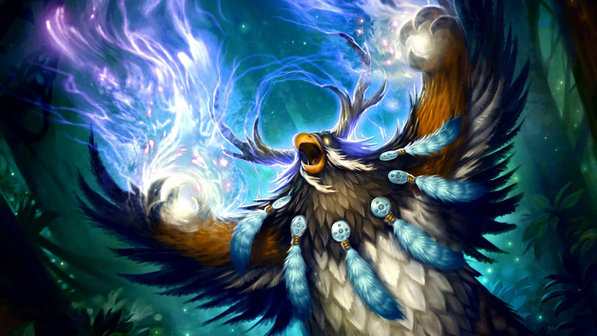 Einevon Kriegen Zerrüttete Landschaft In World Of Warcraft Wallpaper