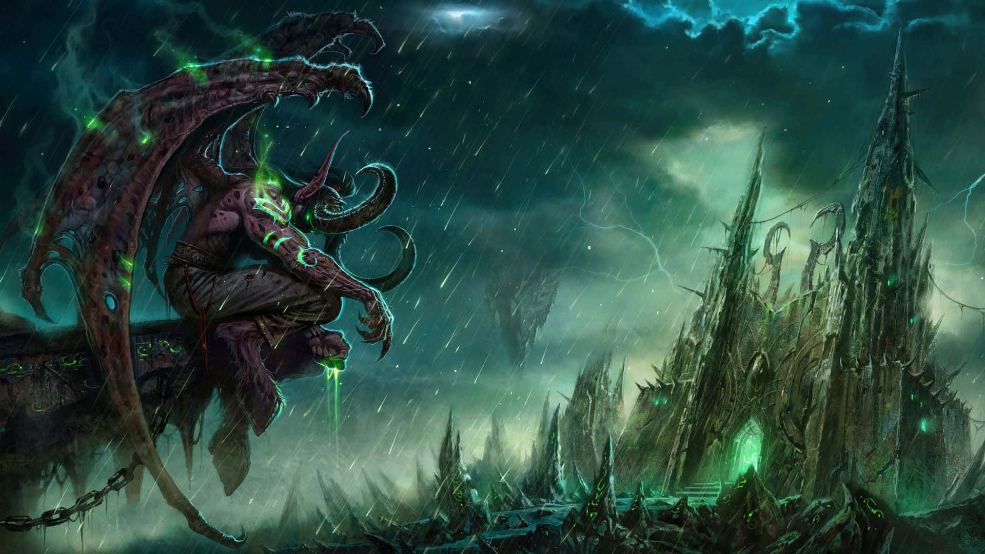 Episktslag I World Of Warcraft. Wallpaper