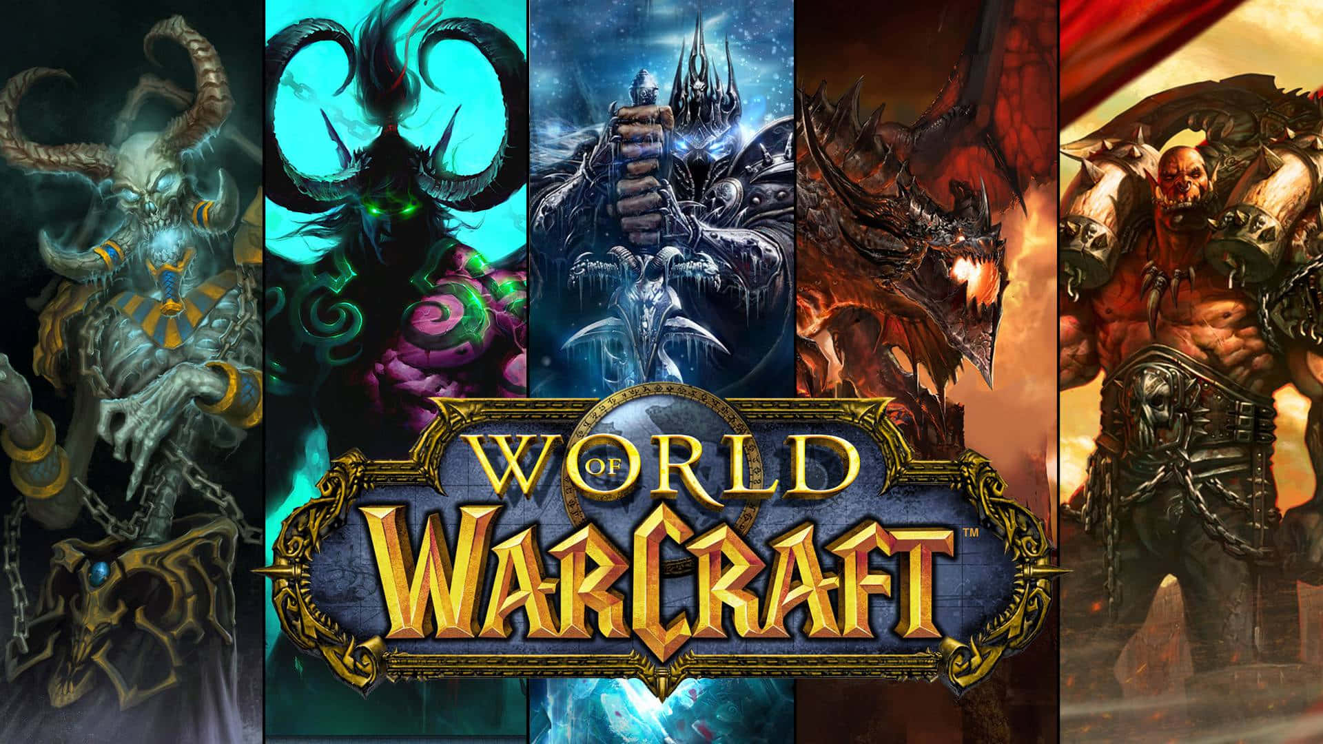 Arteprincipale Del Personaggio Principale Di World Of Warcraft 1920x1080 Sfondo