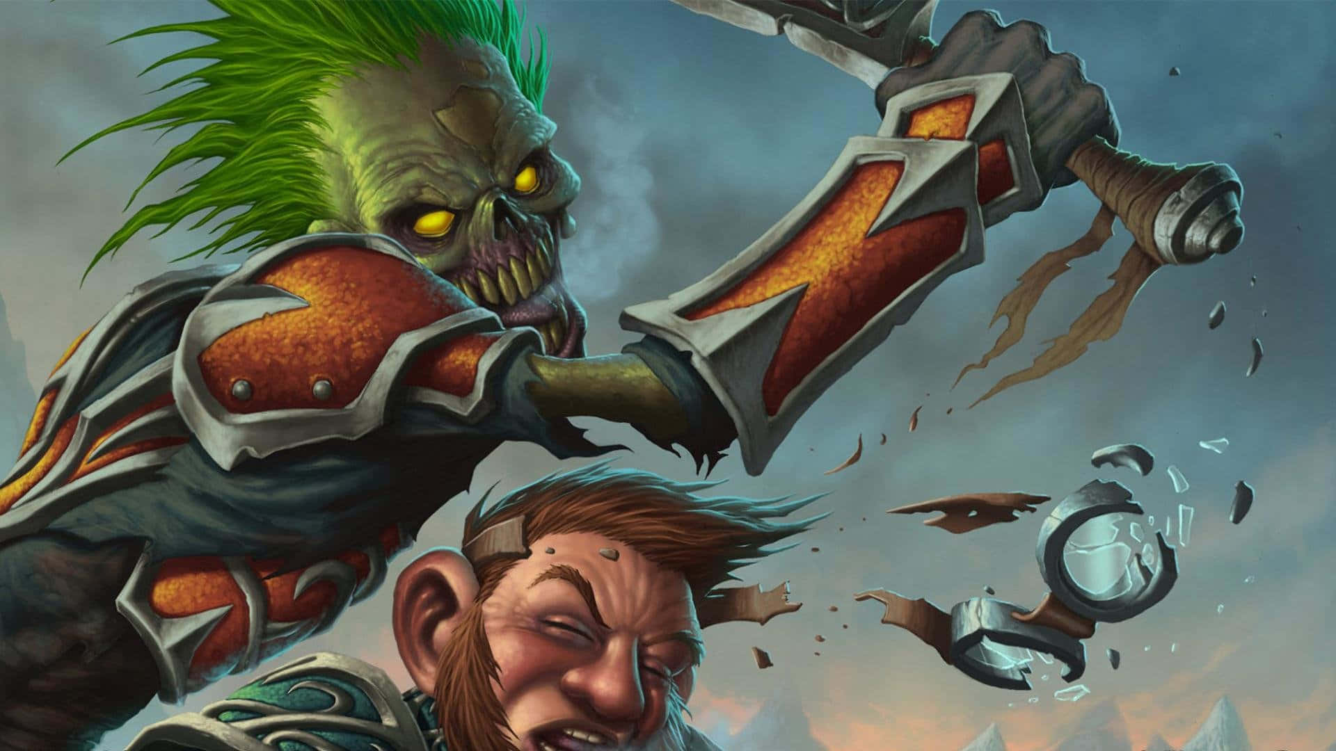 Wanderezwischen Den Schatten In World Of Warcraft Wallpaper