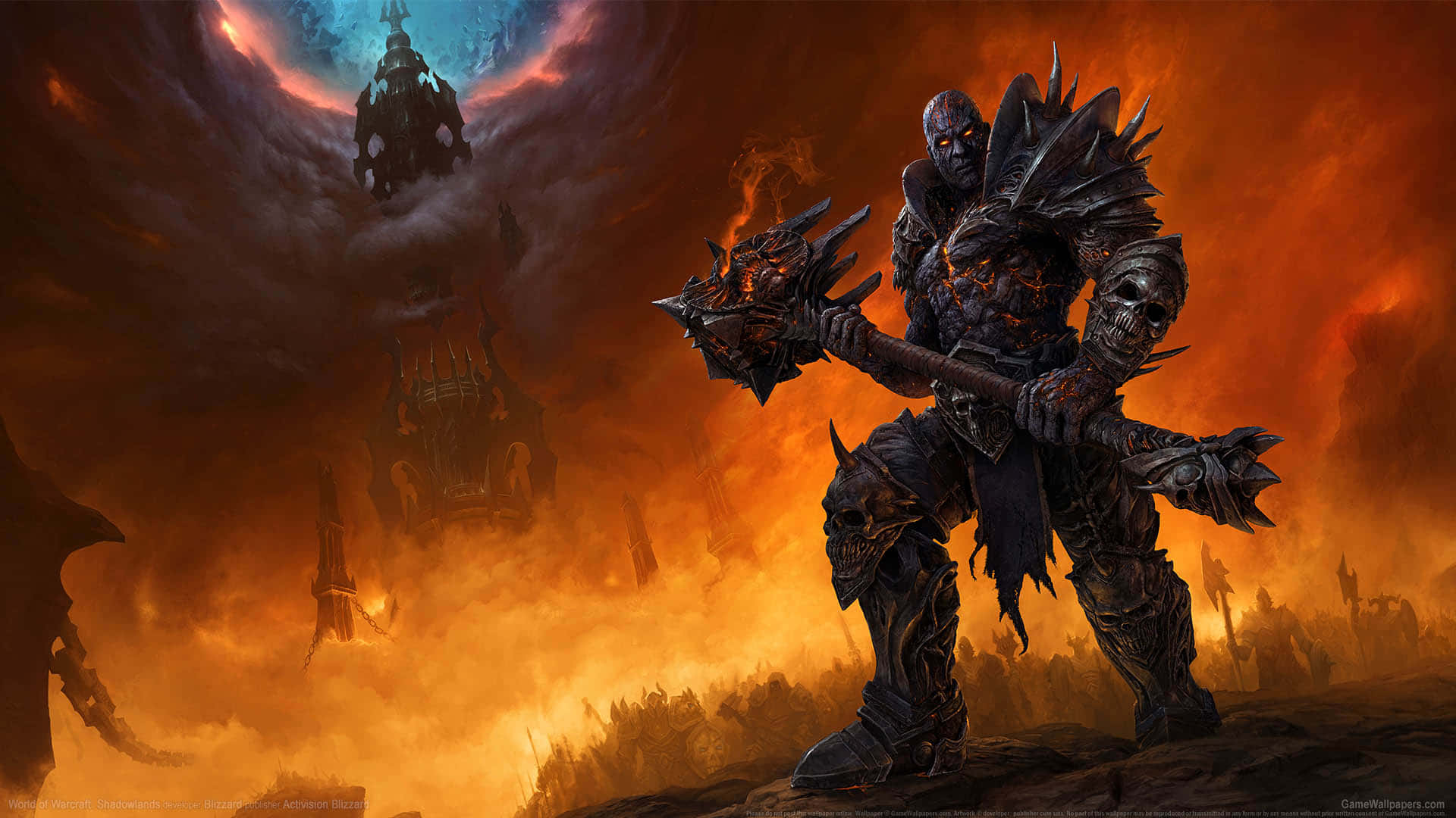 Sumérgeteen El Mundo De Fantasía De Warcraft. Fondo de pantalla