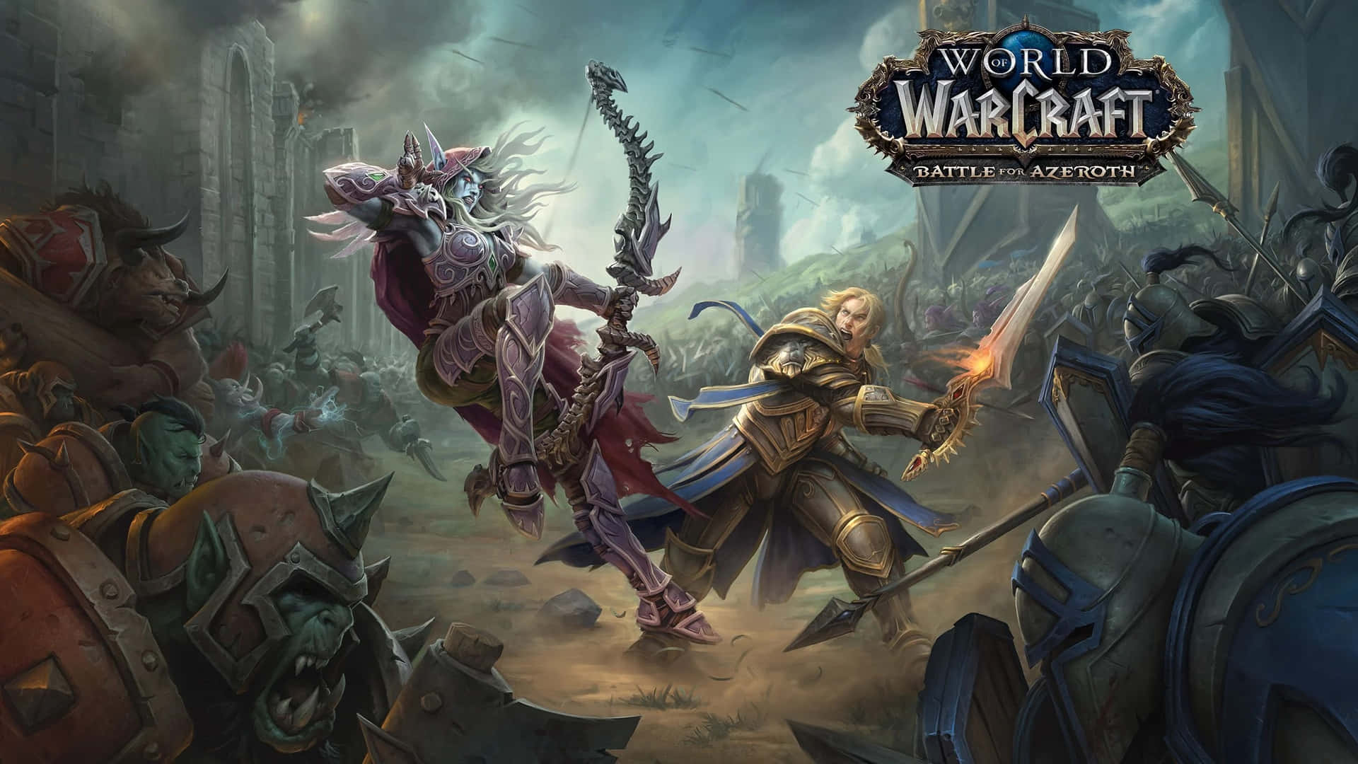 Epic battle in World of Warcraft