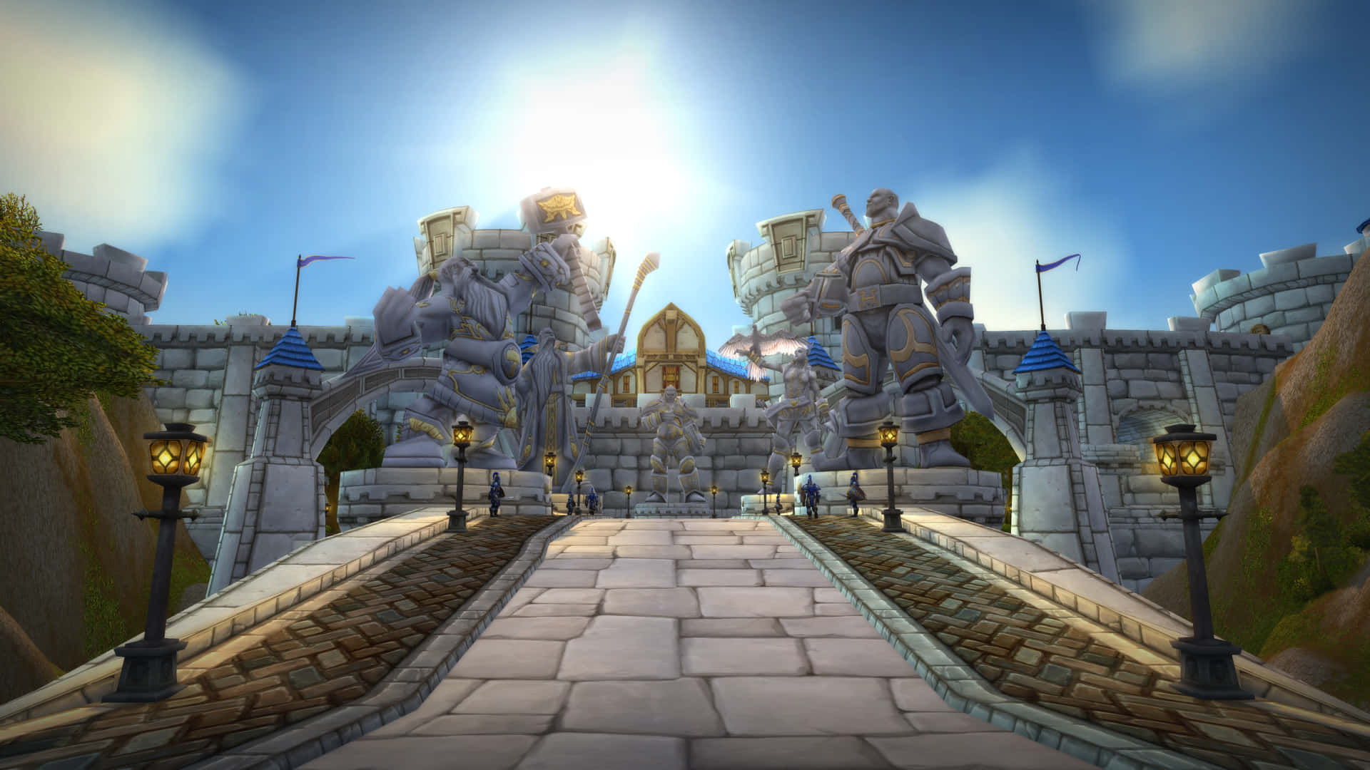Worldof Warcraft Hintergrund Mit 3840 X 2160 Auflösung.