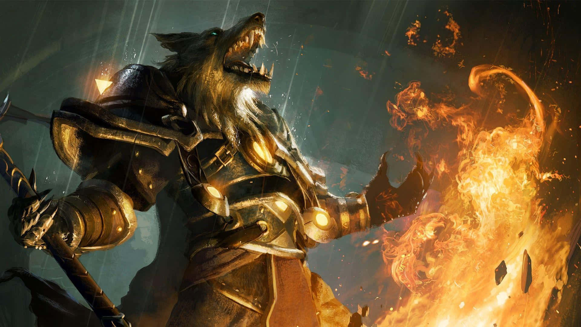 World Of Warcraft Cataclysm Epic Battle Scene Wallpaper