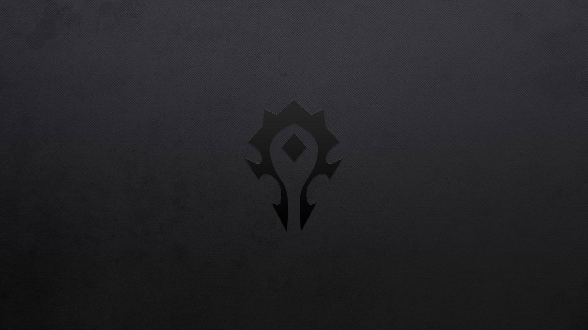 Logotipode Jogos Da Horda Do World Of Warcraft. Papel de Parede