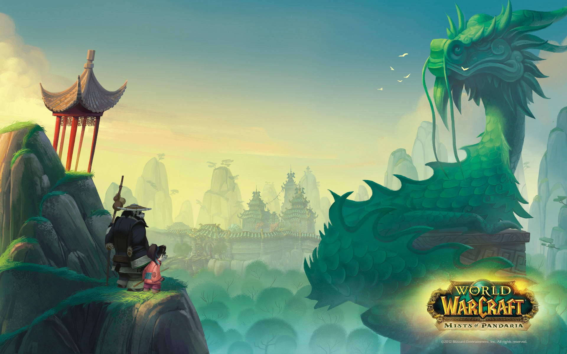 Welcome to Mists of Pandaria - the Ancient Realm Wallpaper