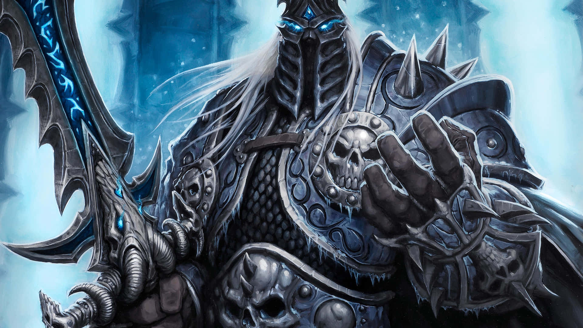Stunning World of Warcraft Races in Epic Battle Scene Wallpaper