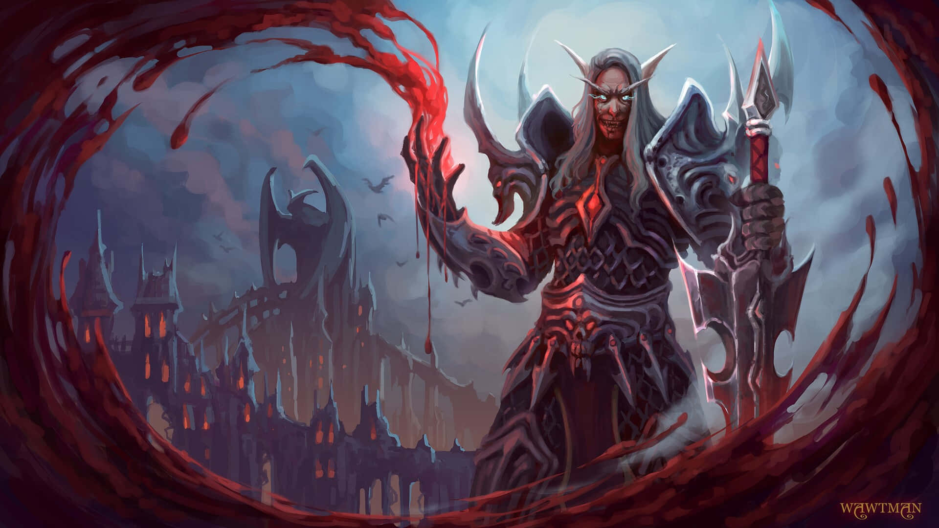 Omfavnedin Skæbne I World Of Warcraft: Shadowlands Wallpaper