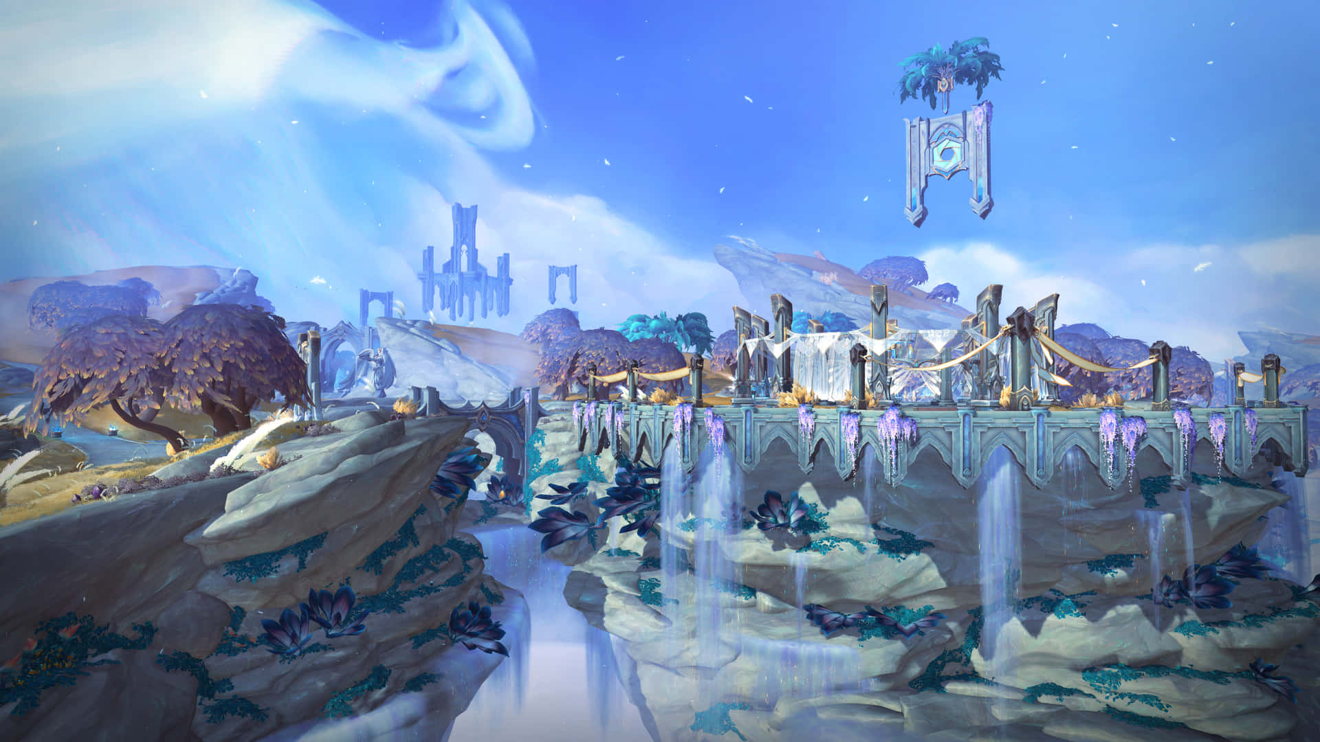 Enskärmbild Av En World Of Warcraft-spel. Wallpaper