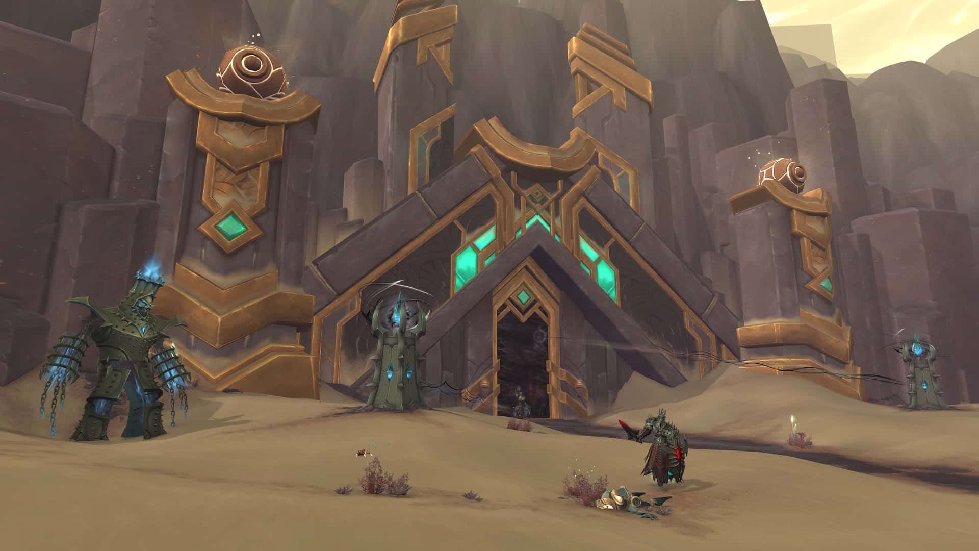 New Worlds Await Adventurers in World of Warcraft Shadowlands Wallpaper