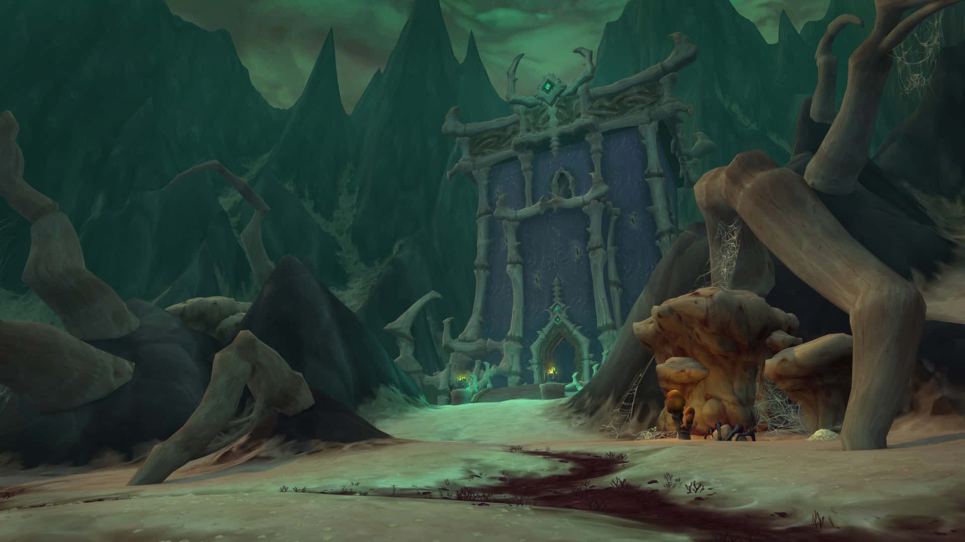 Udforsk et Brave Nyt Verdenskab med World of Warcraft Shadowlands Wallpapers. Wallpaper