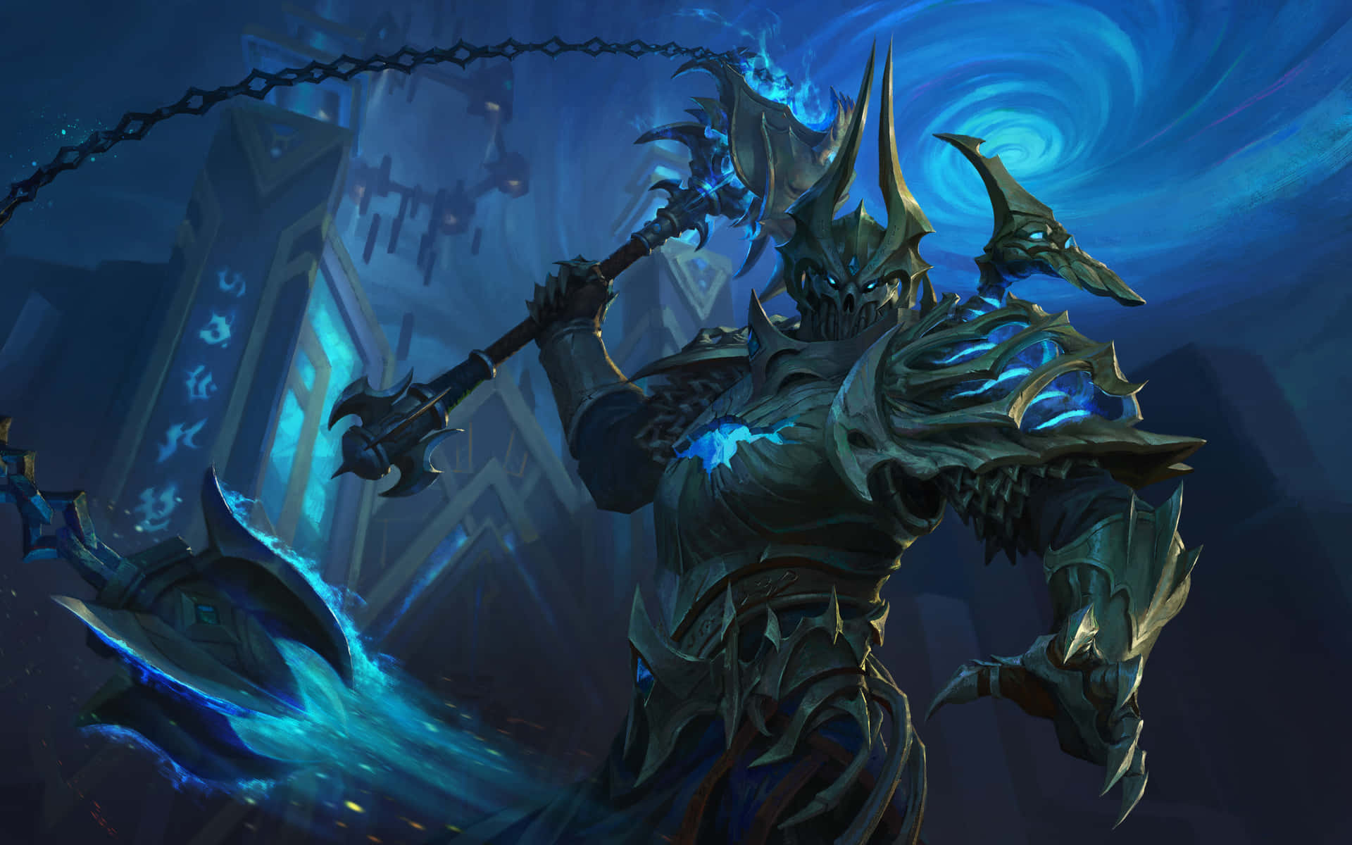 Udforsk Skyggelandene i det legendariske World of Warcraft® Wallpaper