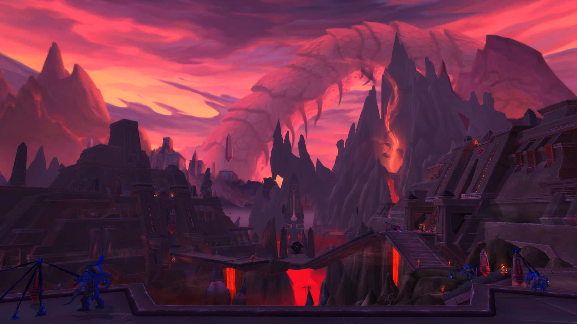 Indtast den nye udvidelse - World Of Warcraft Shadowlands Wallpaper