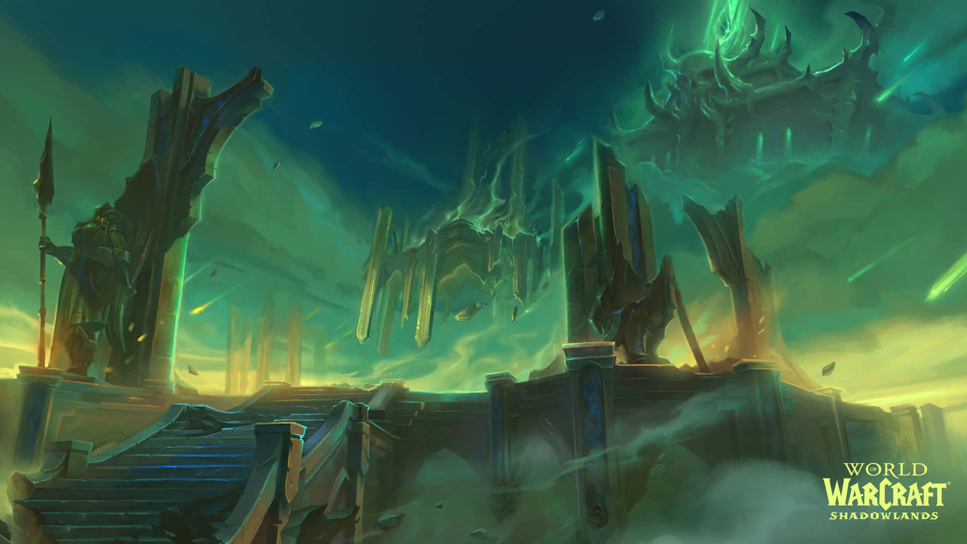 Erkundedie Schattenlande In Der Neuesten Erweiterung Von World Of Warcraft. Wallpaper