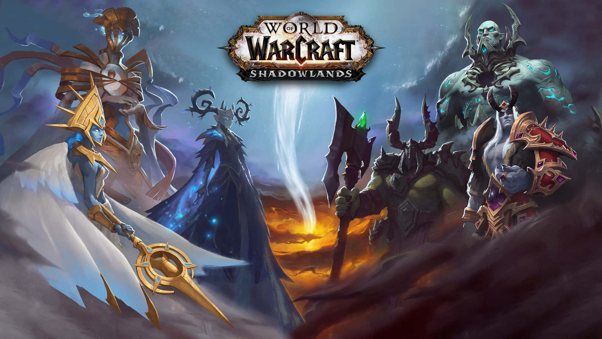 Undersøg den magiske verden i Warcraft Shadowlands i detaljerede grafikker. Wallpaper