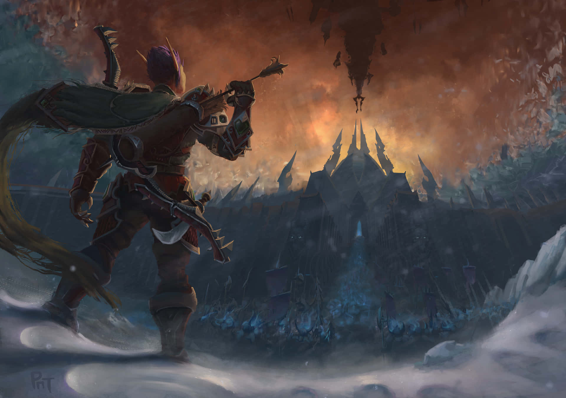 Embark on an epic journey with World of Warcraft Shadowlands! Wallpaper