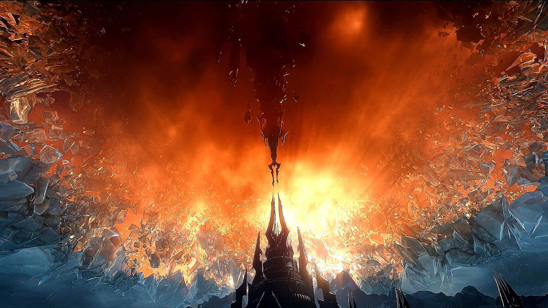 Gå ind i Skyggelejet i World of Warcraft Wallpaper