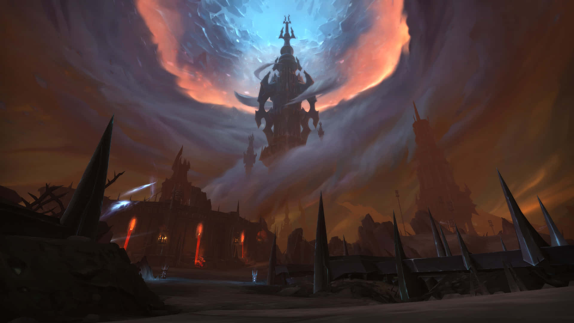 Exploreum Novo E Sombrio Mundo Em World Of Warcraft: Shadowlands. Papel de Parede