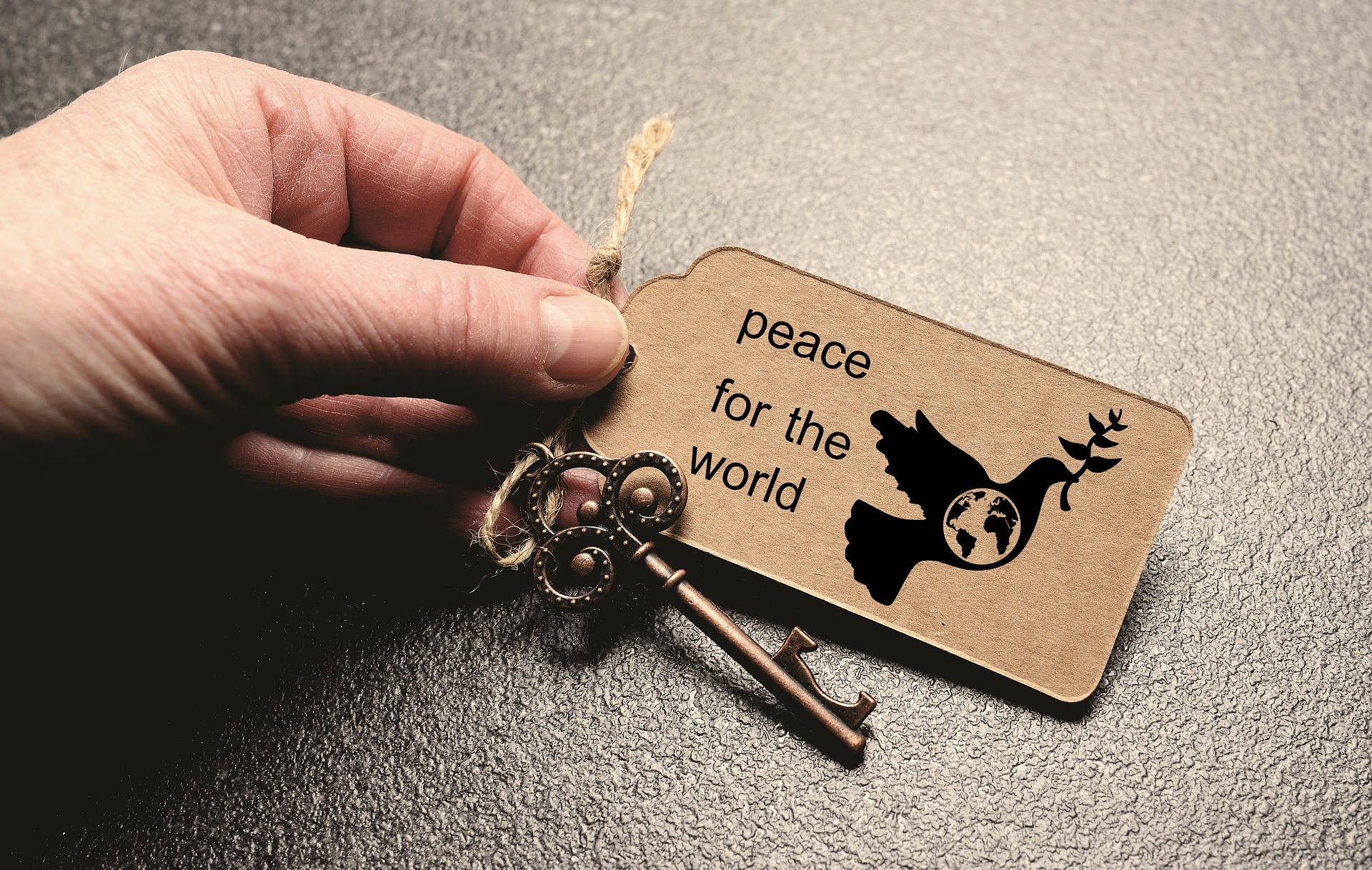 World Peace Keychain Wallpaper