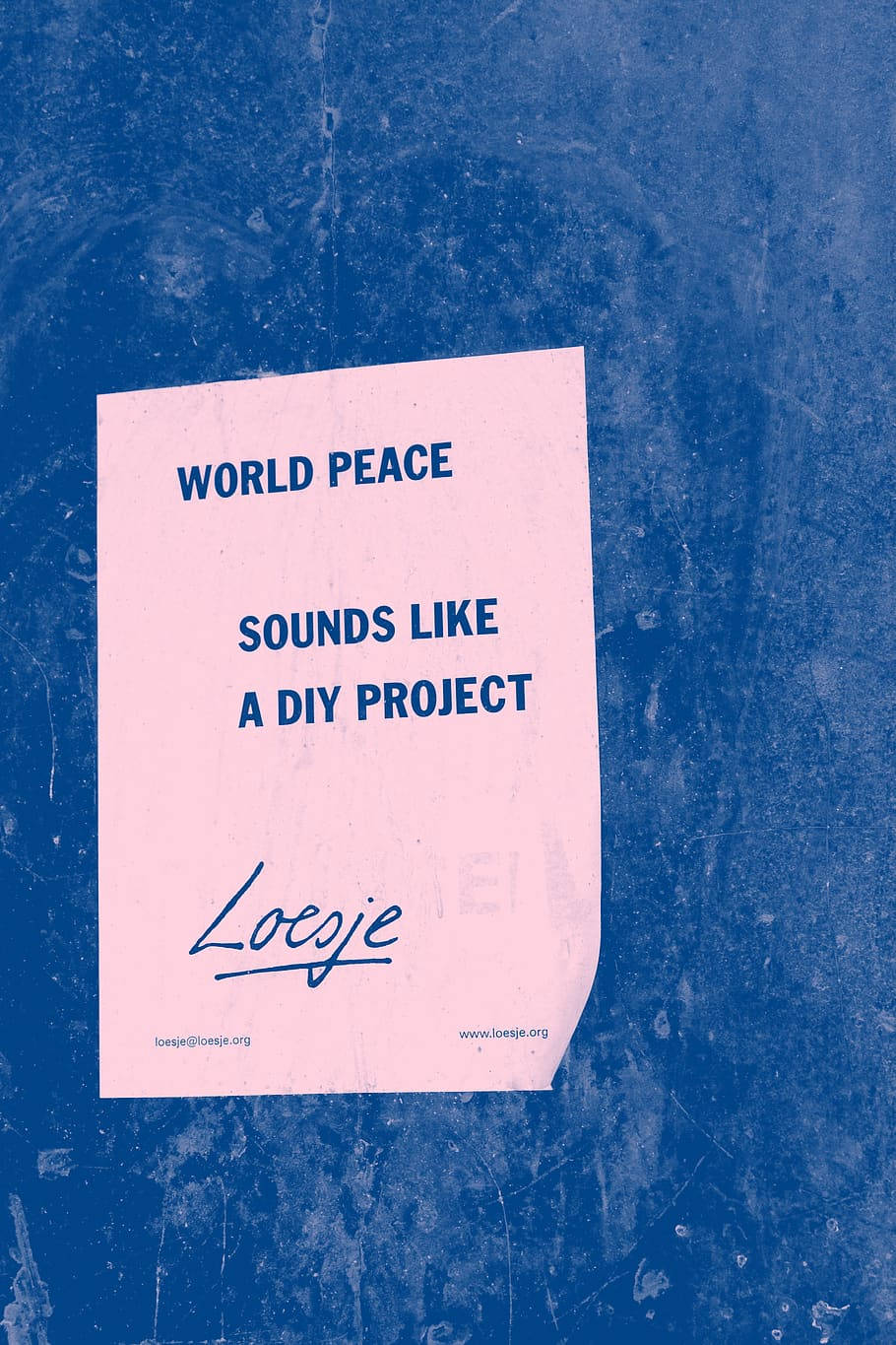 World Peace On Blue Aesthetic Quote Iphone Wallpaper