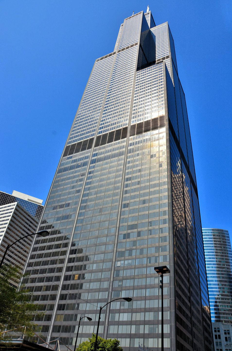 Eledificio Más Alto Del Mundo, Willis Tower. Fondo de pantalla