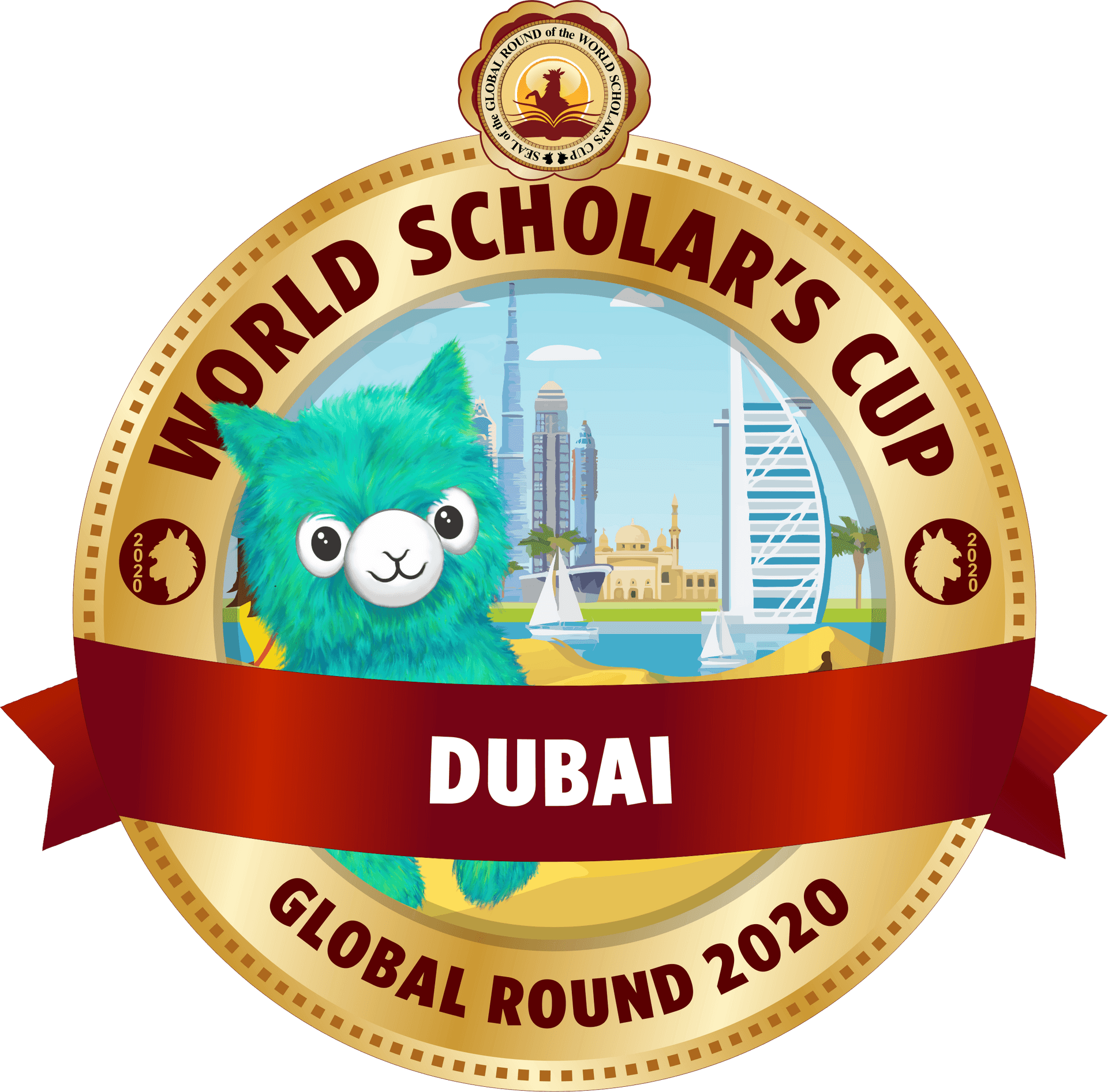 World Scholars Cup Dubai Global Round2020 Badge PNG