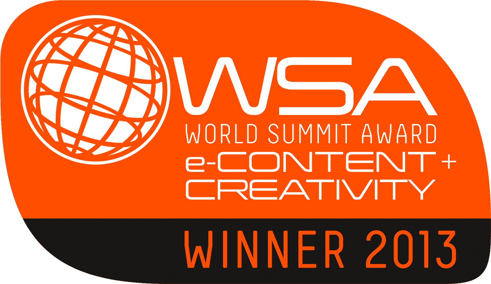 World Summit Award Winner2013 Badge PNG