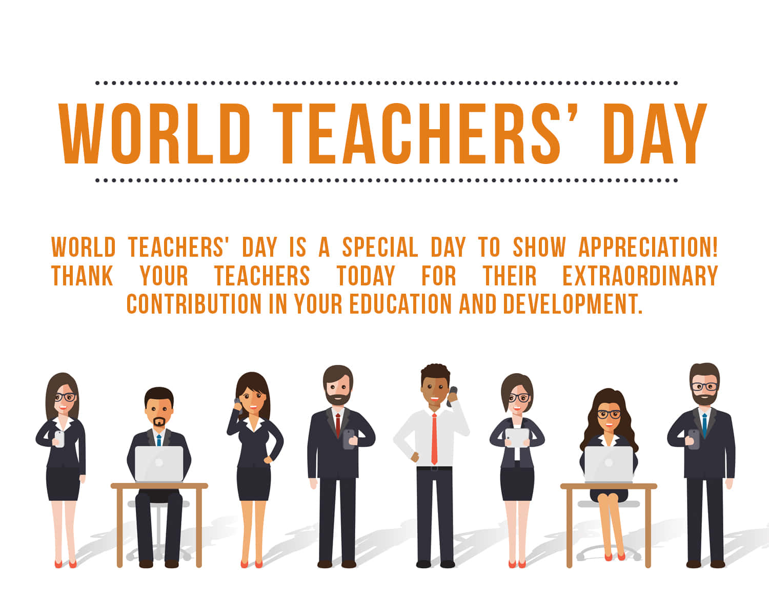 World Teachers Day Celebration Wallpaper