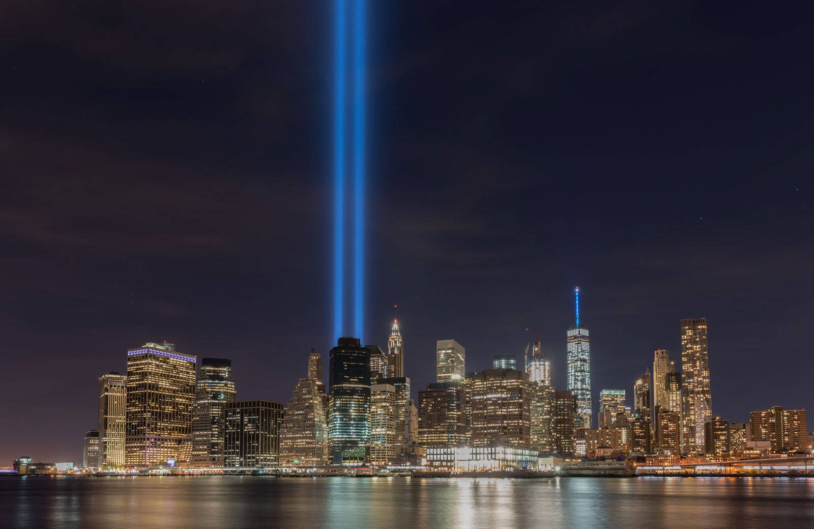 Centro De Comercio Mundial Luz 9/11 Fondo de pantalla