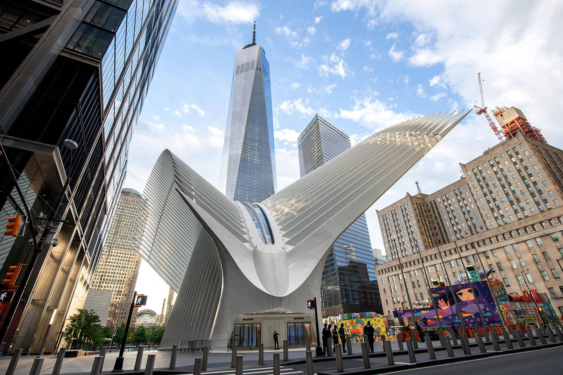 Striking Architecture of the World Trade Center Oculus Wallpaper