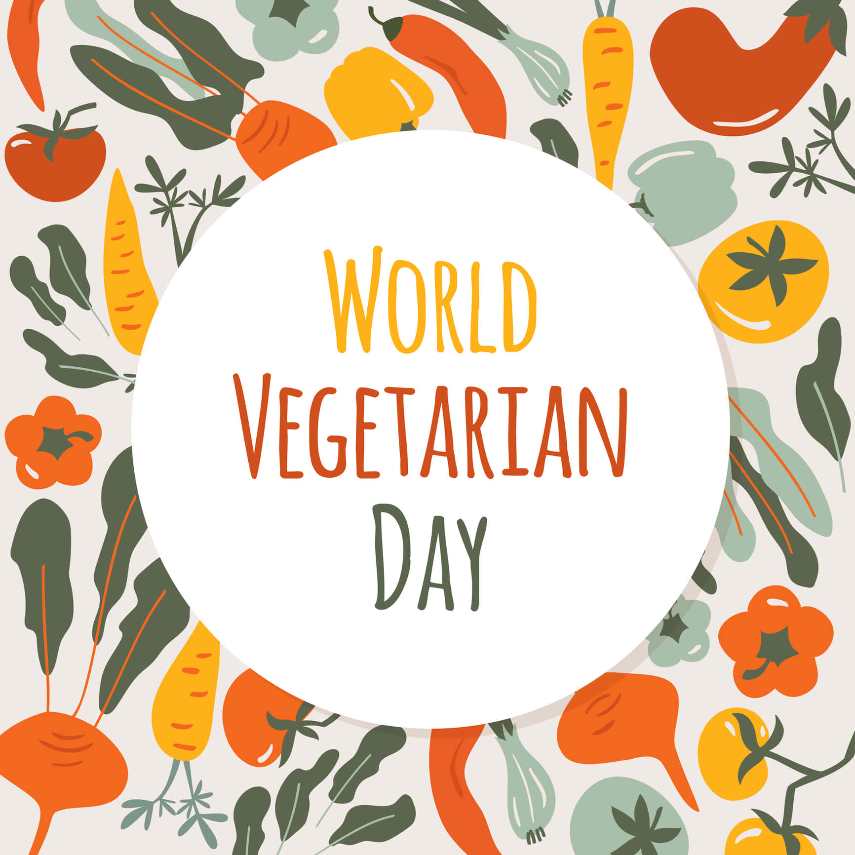 World Vegetarian Day Celebration Wallpaper