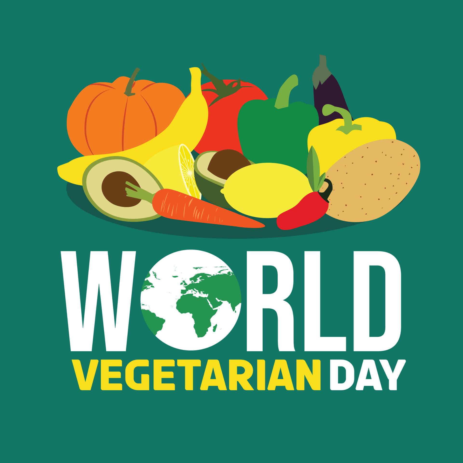 World Vegetarian Day Celebration Wallpaper