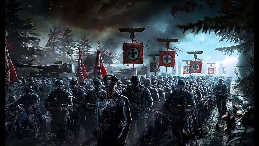 Imágenesde La Waffen Ss Nazi De La Segunda Guerra Mundial.
