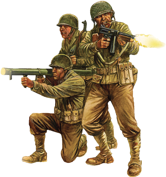 World War I I Soldiers In Action PNG
