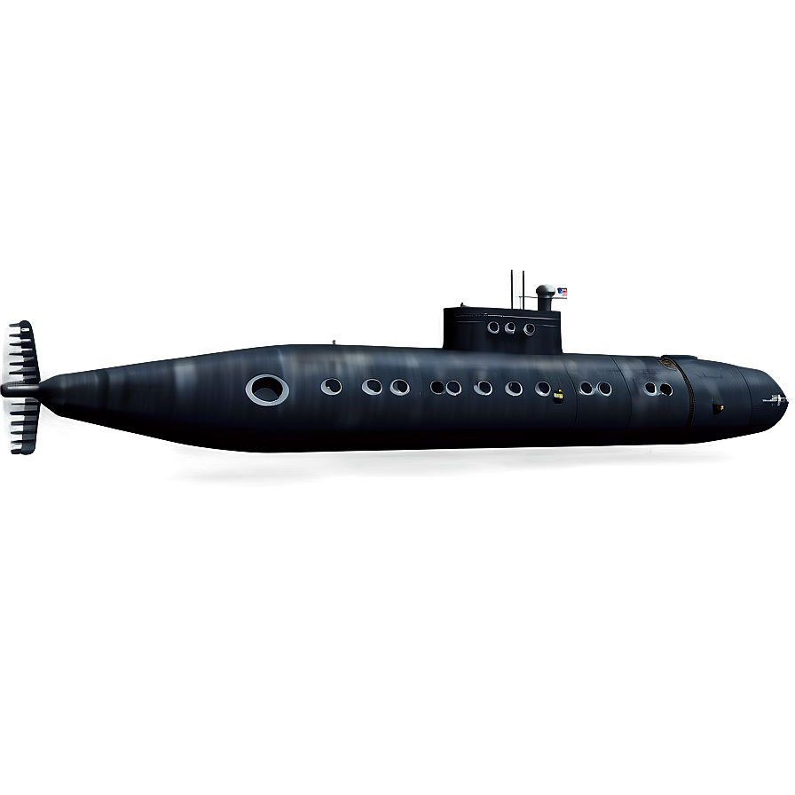 World War Ii Submarine Png 05252024 PNG