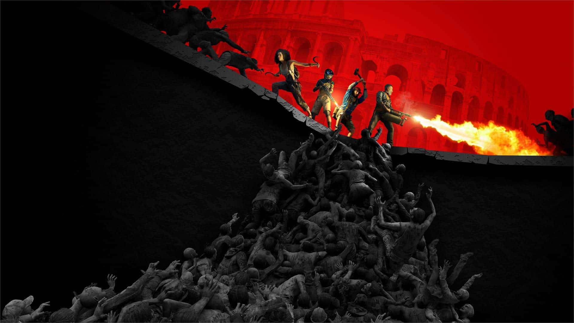 Bradpitt Guida Una Lotta Disperata Contro Un'apocalisse Zombie Nel Film D'azione Del 2013, World War Z.