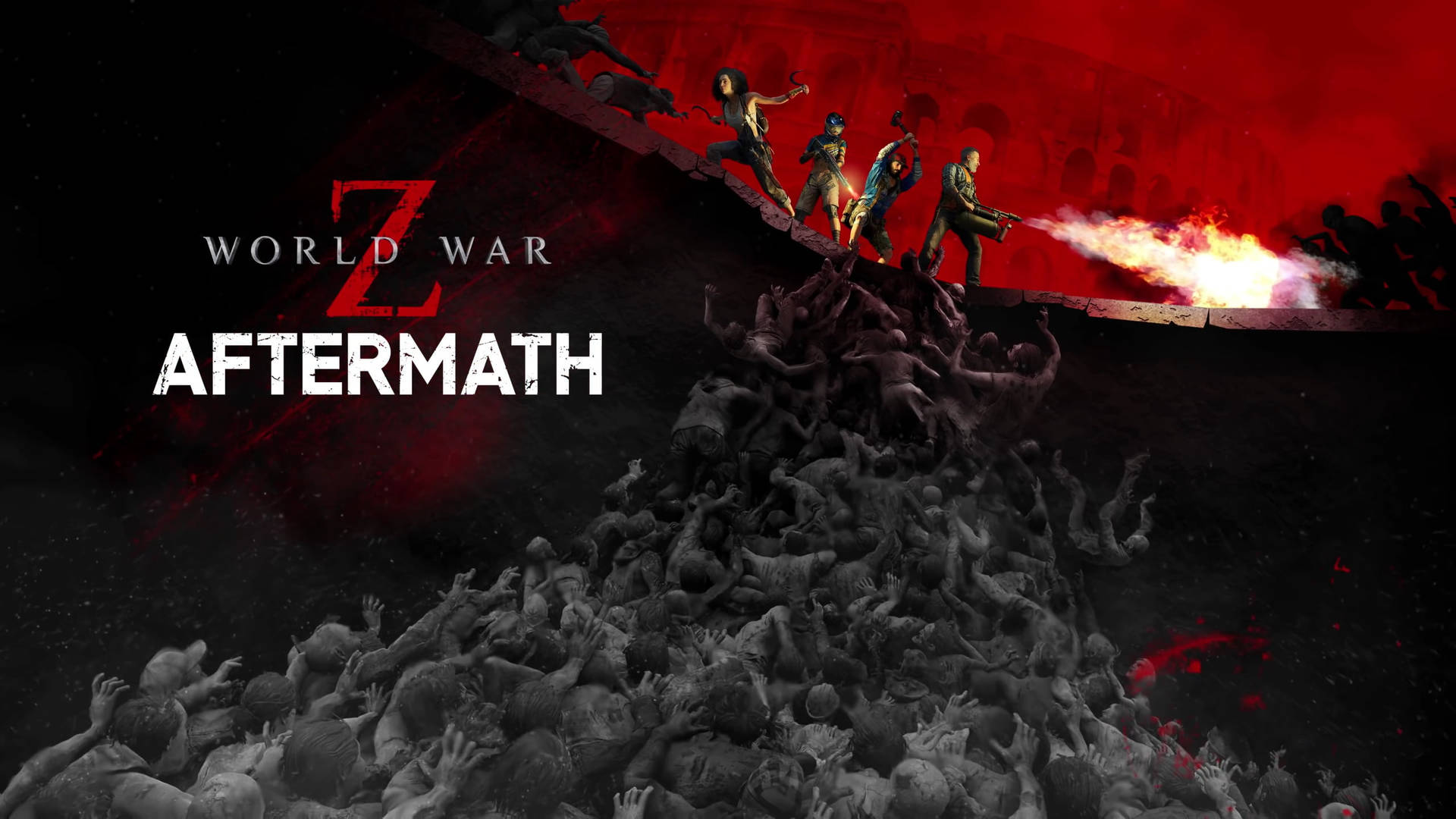 Logotipode World War Z Game Aftermath. Fondo de pantalla