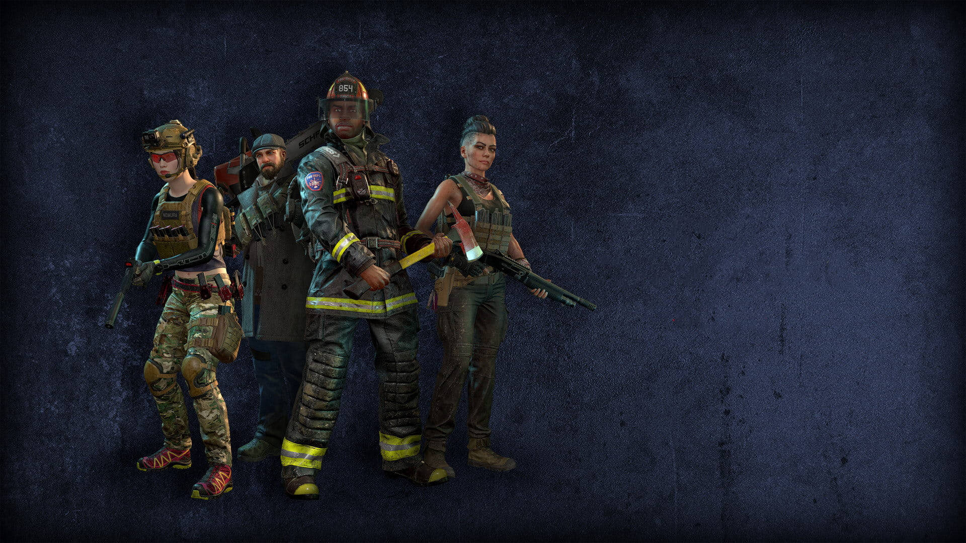 World War Z Game Playable Characters Wallpaper