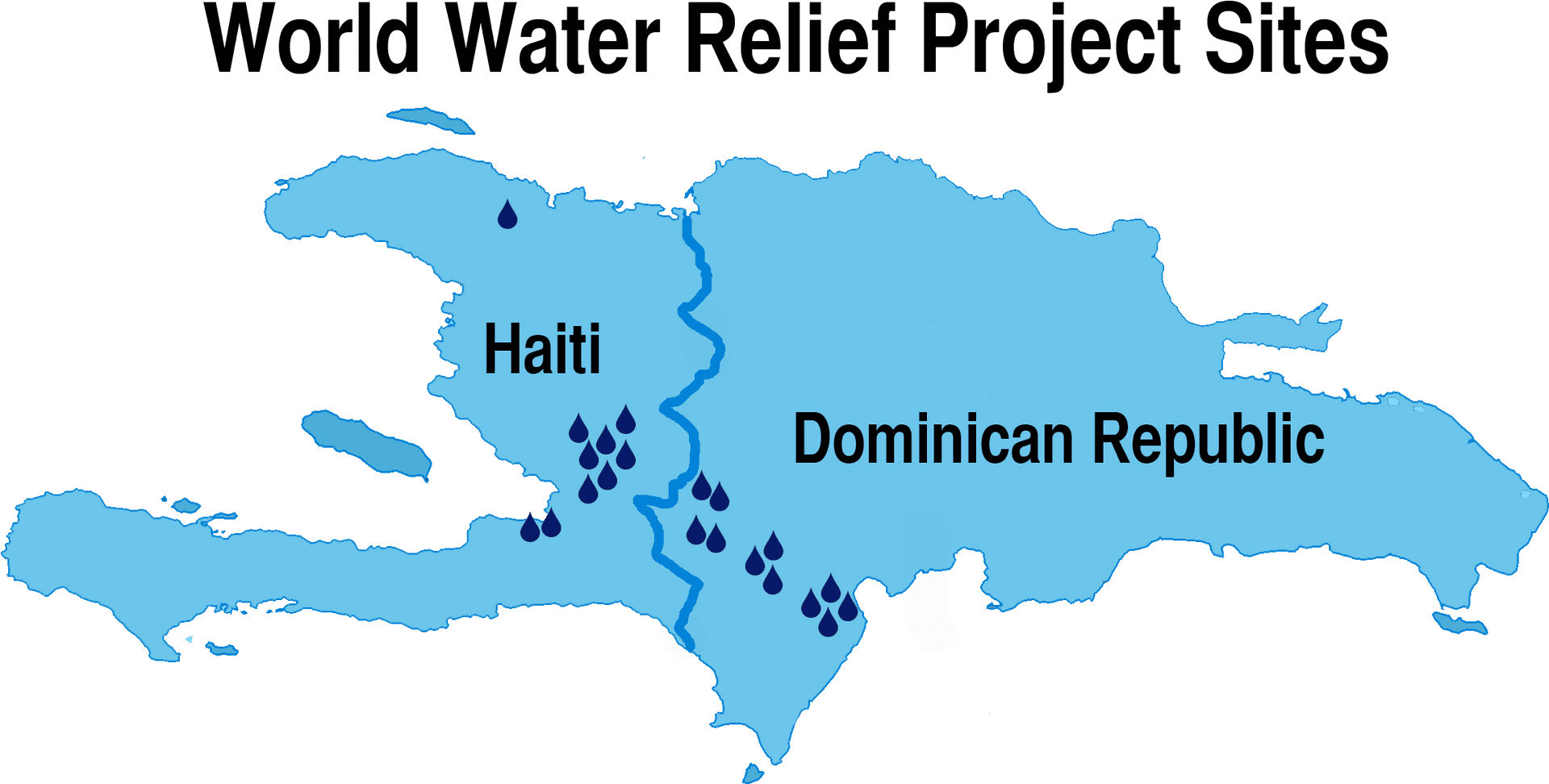 World Water Relief Project Sites Haiti Dominican Republic PNG