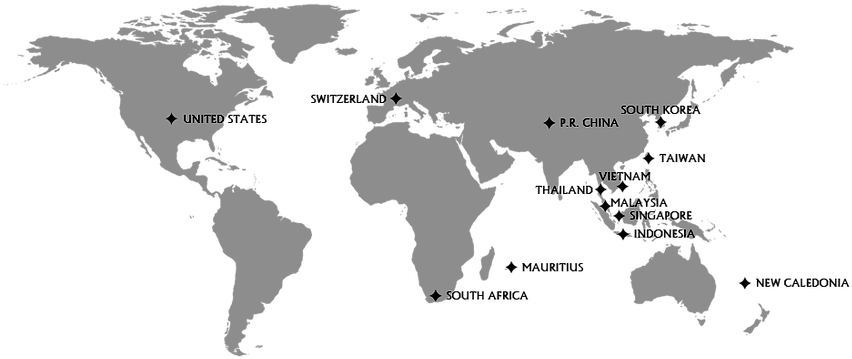 World_ Map_with_ Thailand_ Highlighted PNG