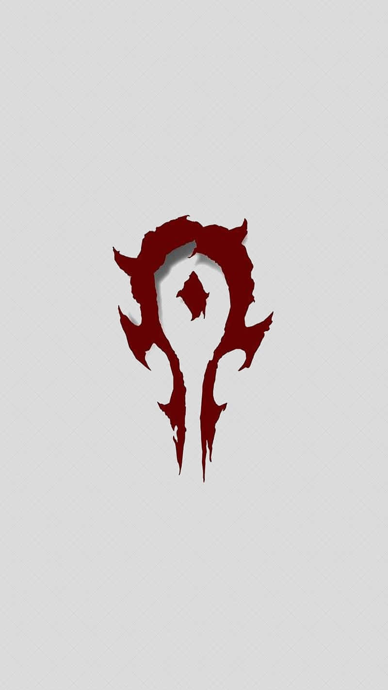 World Of Warcraft Horde Embleem Achtergrond