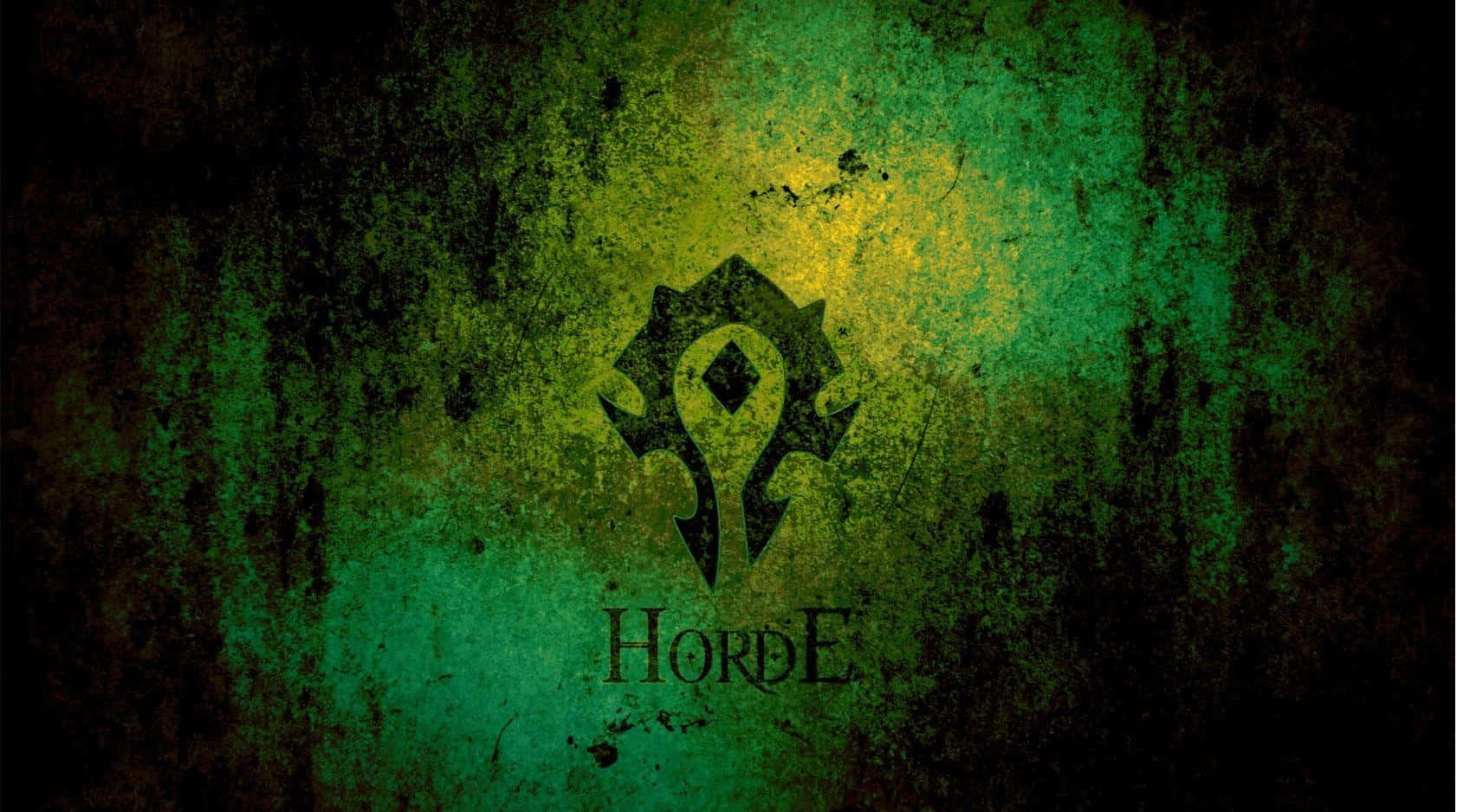 World Of Warcraft Horde Embleem Wallpaper Achtergrond