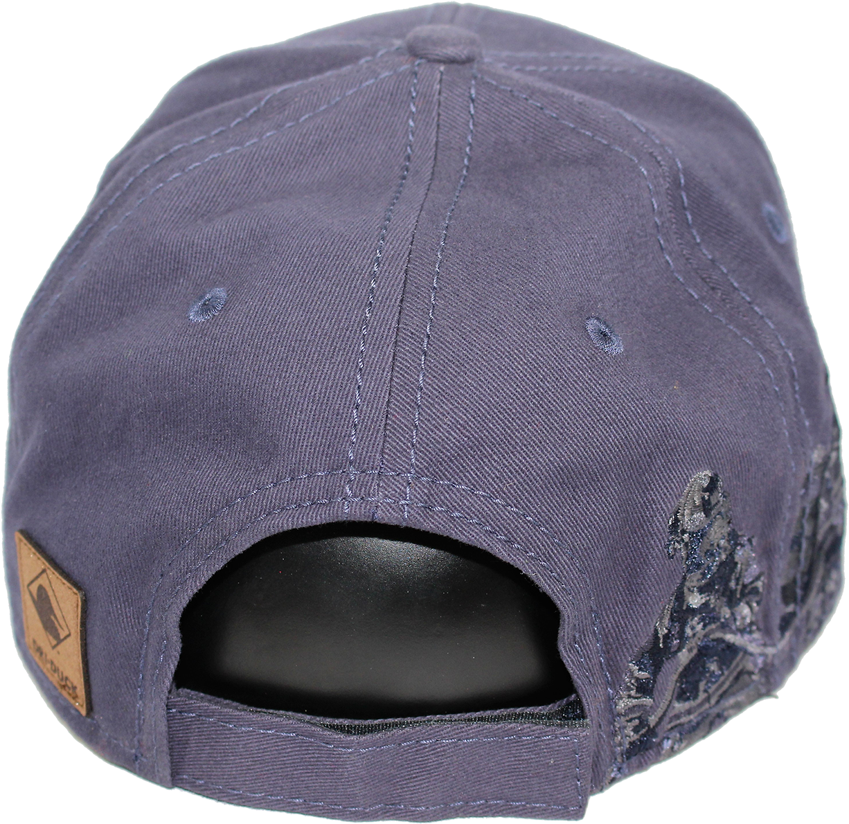 Worn_ Baseball_ Cap_ Back_ View PNG