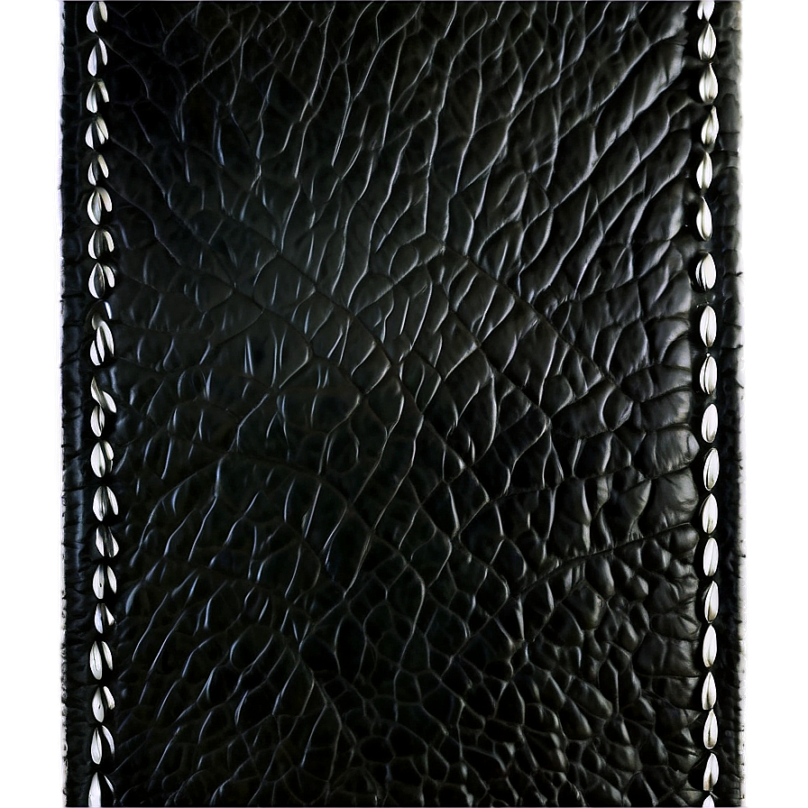 Worn Black Leather Png Qjt PNG