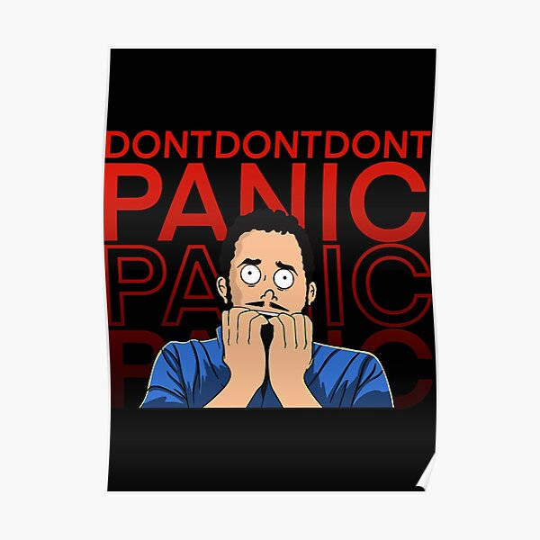 Worried Man Don’t Panic Wallpaper