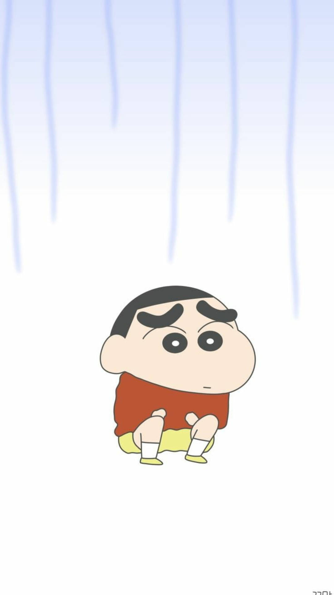 Worried Shinchan Aesthetic Picture